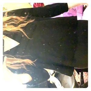 100% Black Cashmere Top (Size: S)